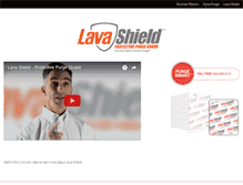 Tablet Screenshot of lava-shield.com